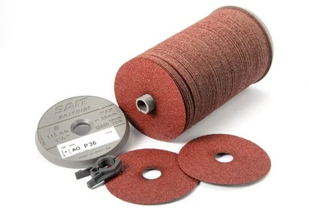 United Abrasives aluminum oxide fiber discs