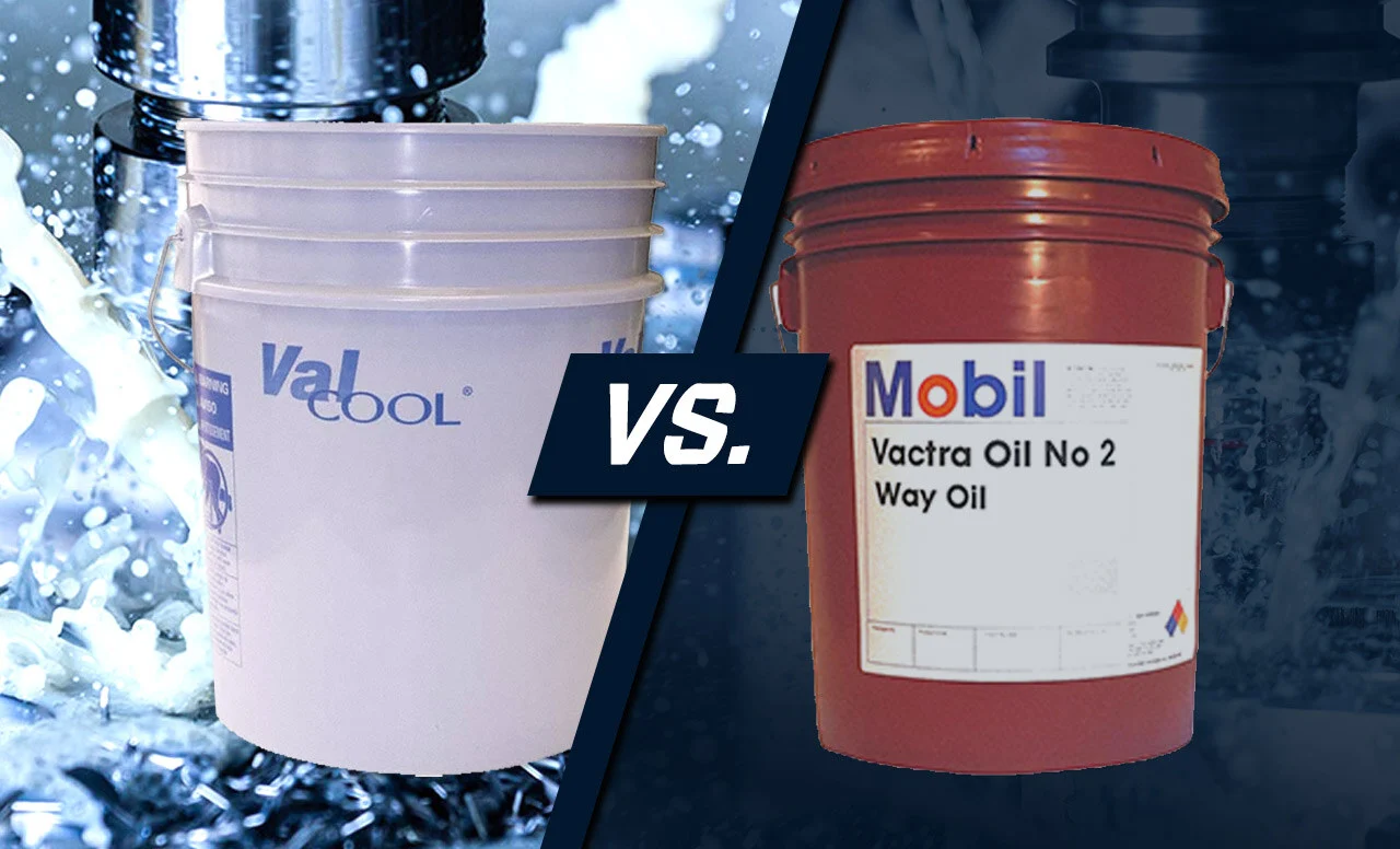 Comparison of Valcool Way Lube 68 and Mobil Vactra 2 slideway oils
