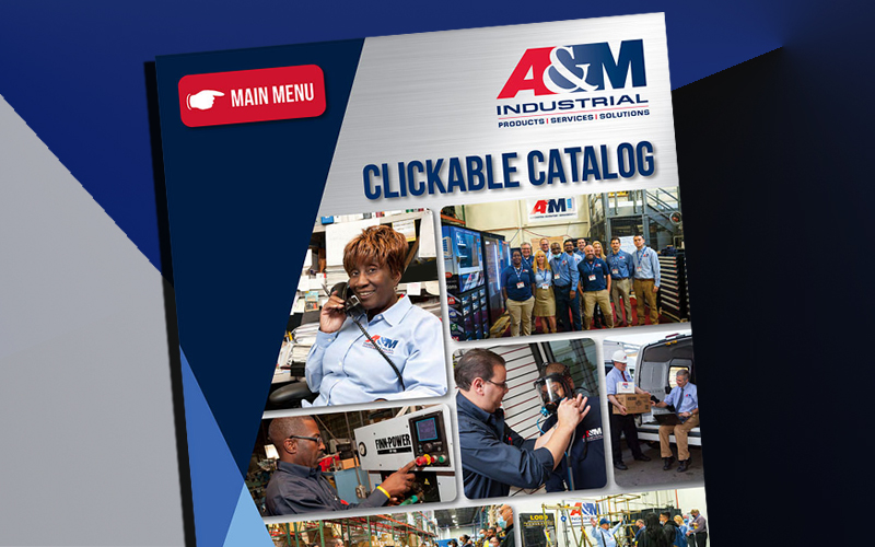 Cover of A&M Industrial's Clickable Catalog
