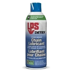 LPSĀ® 06016 Chain Lubricant With Detex, 16 oz Aerosol Can, Thick Liquid Form, Clear, 0.84 to 0.87 at 20 deg C