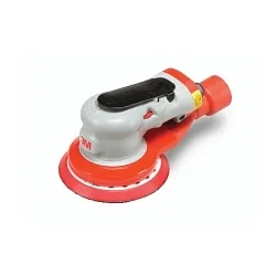 3M™ 7000119324 Central Vacuum Pneumatic Orbital Sander, 5 in Pad, 17 scfm Air Flow, 6 dB