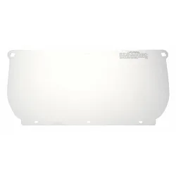 3Mâ„¢ 7000002337 Faceshield Visor, Clear, Polycarbonate, 7.5 in H 8 in W 0.04 in THK Visor, For Use With 3M Headgear Systems, ANSI Z87.1