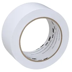 3M™ 7000028956 764 General Purpose Tape, 36 yd L 2 in W, 5 mil THK, Rubber Adhesive, PVC/Vinyl Backing, White