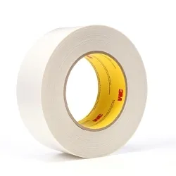 3M™ 7000029048 9737R Double Coated Tape, 60.15 yd L 1.9 in W, 3.5 mil THK, Acrylic Adhesive, Polyester Film Backing, Transparent
