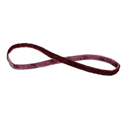 3Mâ„¢ 7000045944 SC-BS Scrim Backed Belt, 0.5 in W 24 in L, Very Fine Grade, Aluminum Oxide Abrasive, Blue