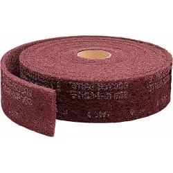 3M™ 7000046195 CF-RL Clean and Finish Roll, 30 ft L 4 in W, Very Fine Grade, Aluminum Oxide Abrasive