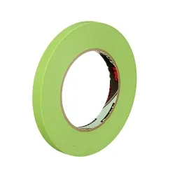 3M™ 7000124894 401+ Tape, 60.14 yd L 0.47 in W, 6.7 mil THK, Natural Rubber/Synthetic Rubber Adhesive, Crepe Paper Backing