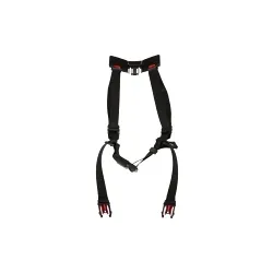 3M™ 7100175589 X5-P4PTCS2 4-Point Chin Strap, Nylon, Black