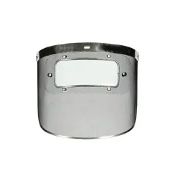 3Mâ„¢ 078371-82511 Mesh Faceshield Screen, Clear, Steel, ANSI Z87