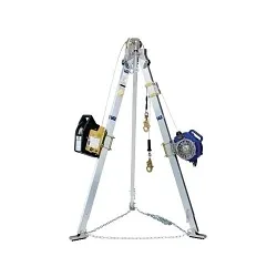 3M DBI-SALA Fall Protection 70007491775 Portable Confined Space Entry/Rescue, 60 ft L Cable, 9 ft H Max, 350 lb Load