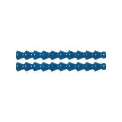 Loc-Line 41401, 1/4" X 5-3/4" OAL FLEXIBLE HOSE SEGMENTS, BLUE ACETAL COPOLYMER MATERIAL, Pack/2