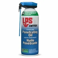 LPSĀ® FOODLUBEĀ® 57316 Synthetic Penetrating Oil, 16 oz Aerosol Can, Liquid, Clear, 0.8 to 0.87