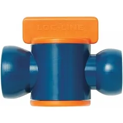Loc-Line 32094, 1/2" THREADED SHUTOFF VALVES FOR 'LOC-LINE' COOLANT HOSE, ORANGE & BLUE ACETAL MATERIAL, Pack/2