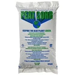 ZEP 962201 2-CU/FT (13LB) BAG 'PEAT SORB' HYDROCARBON ABSORBENT, BROWN COLOR, SLIGHT SCENT, FIBROUS MATERIAL, ABSORBS ON LAND & WATER, NON TOXIC