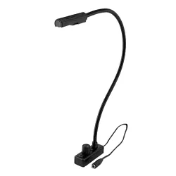 Littlite Classic L-18-LED, Task Lamp with Mounting Kit and Power Supply, 18" LED Dual Color Gooseneck Spotlight, 12 Volts