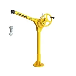 Sky Hook 9527, Economy Cable Sky Hook with Bench Mount Base