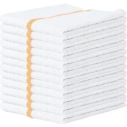 Blue Chip 6429885, 16" x 19" 100% Cotton Terry Cloth Shop Towels, Cotton Blend, White, 25 Lbs. Box