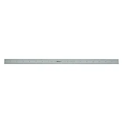 Mitutoyo 180-702 Inch Combination Square Blade, 18 in L Stainless Steel Blade, 1 Pieces, 1/32 in, 1/50 in, 1/64 in, 1/100 in Graduation