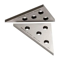 Mitutoyo 981-103 981 Series Angle Plate Set, 30/60/90 deg, Hardened Steel