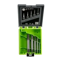 Kukko 49-T-A, 5 Piece Bolt Extractor Set "Super Traction"