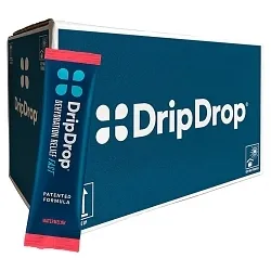 DripDrop #61408 – Watermelon Electrolyte Drink Mix, 100 Count of 16oz Powder Sticks