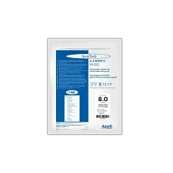 AccuTech® 91225060 91-225 Disposable Cleanroom Glove, 6, 12 in L, Powder-Free, 9.1 mil THK, Anatomical Hand