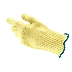 ActivArmr® 43113060 43-113 Medium Duty Gloves, 6, Yellow, Para-Aramid/Kevlar Lining, 12.99 to 15 in L, Resists: Cut, Knit Wrist Cuff