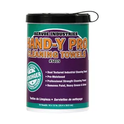 Aervoe® 5025 Hand-Y Pro Cleaning Towel, L, 75 Towels/Tub Capacity