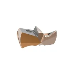 Allied Machine & Engineering GEN3SYS® XT 7C217P-0022 17 Series Replaceable Standard Drill Insert, Material Grade: C2/K20, 11/16 in Insert, For Use On Aluminum, Cast Iron, Stainless Steel and Steel, High Penetration Drilling