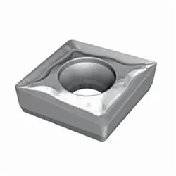 Allied Machine & Engineering 11161908 EC 32 Drill Insert, 170508 Insert, XCET Insert, 0.219 in THK, 0.689 in Inscribed Circle, For Use On Heat Resistant Alloys, Titanium, Stainless Steel, Cast Iron, Non-Ferrous Metals and Non-Metals, Drilling, Boring