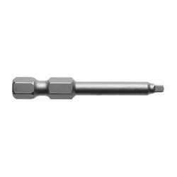 Apex® 1950-1X Turned Body Power Drive Bit, #1 Square Point, 1-15/16 in OAL, Steel