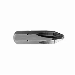 Apex® 440-2X Insert Bit, #2 Phillips® Point, 1 in OAL, Steel