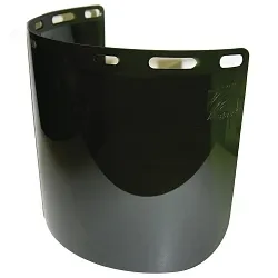 ArcOne® 168DG-PC Replacement Visor Face Shield, Dark Green, Polycarbonate