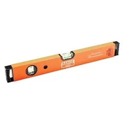 Bahco® BAH416400 416 Spirit Level, 400 mm L, 2 Vials, Aluminum, Horizontal/Vertical Vial Position, +/-0.5 mm/m Accuracy