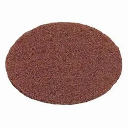 Norton® High Strength 66261005491 Non-Woven Abrasive Disc, 8 in Dia, 100/150 Grit, Medium Grade, Aluminum Oxide Abrasive