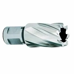 Bogdan™ 81005 417 Mag-Drill Annular Cutter With Ejector Pin, 3/4 in Dia Cutter, 1 in D Cutting, M35 HSS-Co 5, Uncoated, 2-Flat Shank