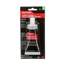 Bondo™ 7010328117 907 Glazing and Spot Putty, 4.5 oz, Red