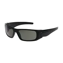 Bouton® 250-53-0021 Squadron™ 250-53 Standard Safety Glasses, Anti-Fog/Anti-Scratch, Gray Lens, Full-Frame Frame, Black, Polycarbonate/Nylon Frame, ANSI Z87.1+2015