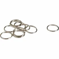 Brady® 121542 Key Ring, 3/4 in, Nickel Plated