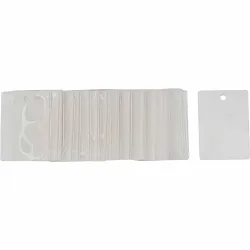 Brady® 23325 Rectangular Laminating Pouch, For Use With Heat Laminator, Polyester, Clear, 3-1/2 in W x 2-1/2 in H