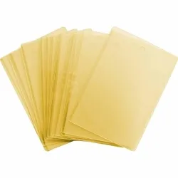 Brady® 23327 Rectangular Laminating Pouch, For Use With Heat Laminator, Polyester, Yellow, 5 in W x 3 in H