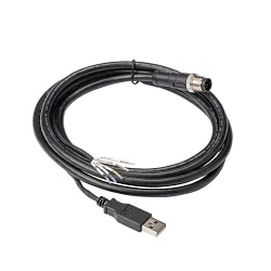Brady® M12-A-USB-IO IO Cord, 4.92 ft L Cable