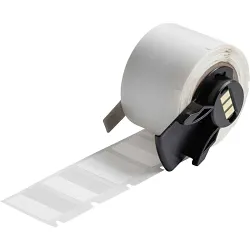Brady® M6-96-427 Self-Laminating Wrap Around Wire and Cable Label, 1 in L x 0.375 in W, Vinyl