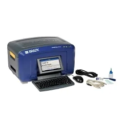 Brady® S3700-WB Multicolor Safety Sign and Label Printer, Thermal Transfer Print, 4 in W Tape, 4 to 600 pt Font, Power Source: 110 to 240 V, Color LCD Touch Screen Display