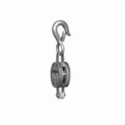 Campbell® 7205434 3001G Single Sheave Shell Block, Manila Rope Cable, 1/2 in, 1000 lb Load, 3/8 in ID x 2-1/4 in OD