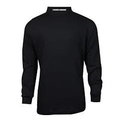 CARBON ARMOUR™ BSTBKLS3X Flame-Resistant Lightweight Mock Turtleneck BK Base Layer Shirt, 3XL, Black, Ice FR™