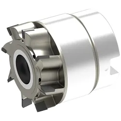 CERATIZIT 5002105005 Type W Face Mill, 1.9685 in Dia Cutting, 0.8661 in Dia Shank, 1.5748 in OAL, 0.1969 in Max Depth of Cut, 0.8661 in Dia Arbor Hole