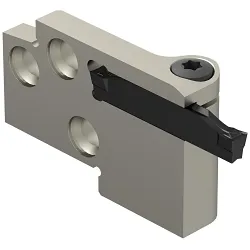 CERATIZIT 70827120 ModularClamp MSS Axial Grooving Module, Left Hand Cutting, AX10 Insert, Insert Compatibility: AX10, 0.1181 in W Min Groove