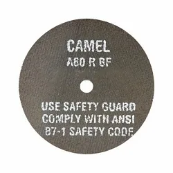 CGW® 35503 High Speed Premium Straight Cut-Off Wheel, 3 in Dia Wheel x 1/16 in THK Wheel, 3/8 in Center Hole, 36 Grit, Aluminum Oxide Abrasive