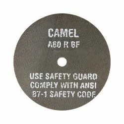 CGW® 35504 High Speed Premium Straight Cut-Off Wheel, 3 in Dia x 1/8 in THK, 1/4 in Center Hole, 24 Grit, Aluminum Oxide Abrasive